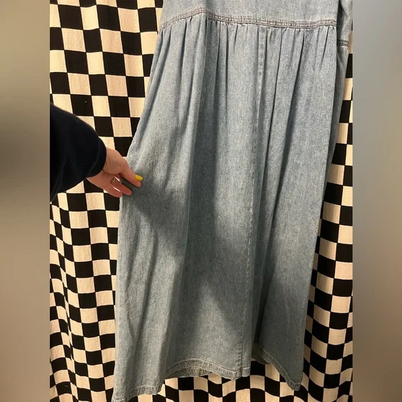 Disney Store Vintage Winnie The Pooh Denim Dress - Picture 11 of 11